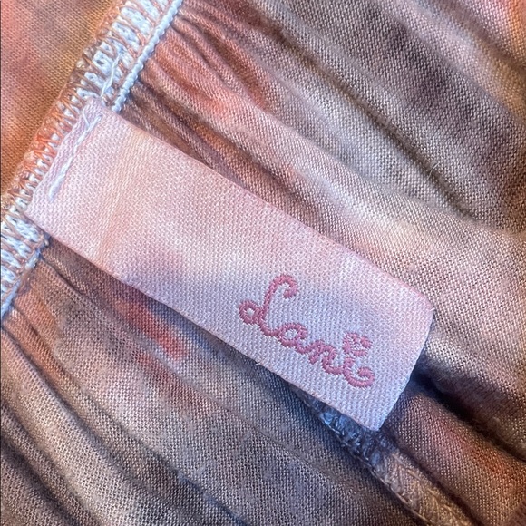 Lani Strapless Tie-Dye Maxi Dress in Pink and Brown - Picture 3 of 3